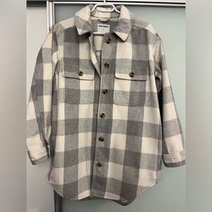 Grey and white Shacket